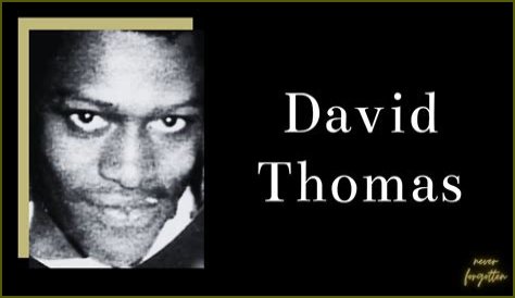 David V. Thomas Death: Community Mourns Local Icon's Passing
