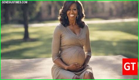 Stunning Pictures Of Michelle Obama When She Was Pregnant